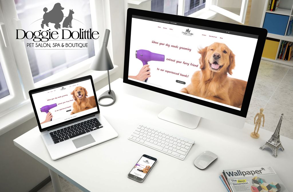 Website built for local company, Doggie Dolittle G