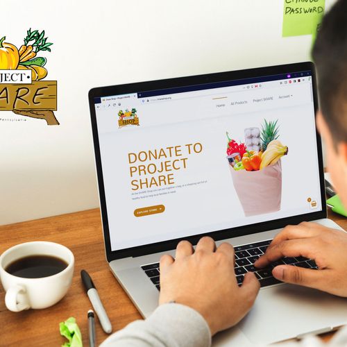 Website donated for local nonprofit, Project SHARE
