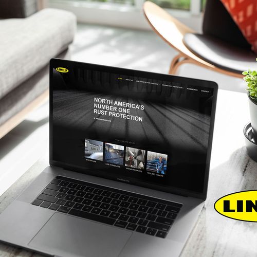 Website built for local company, Line-X of South C