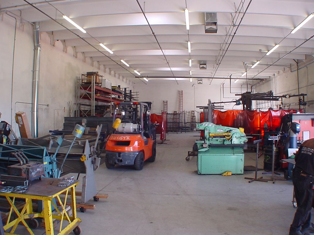 Interior of warehouse
