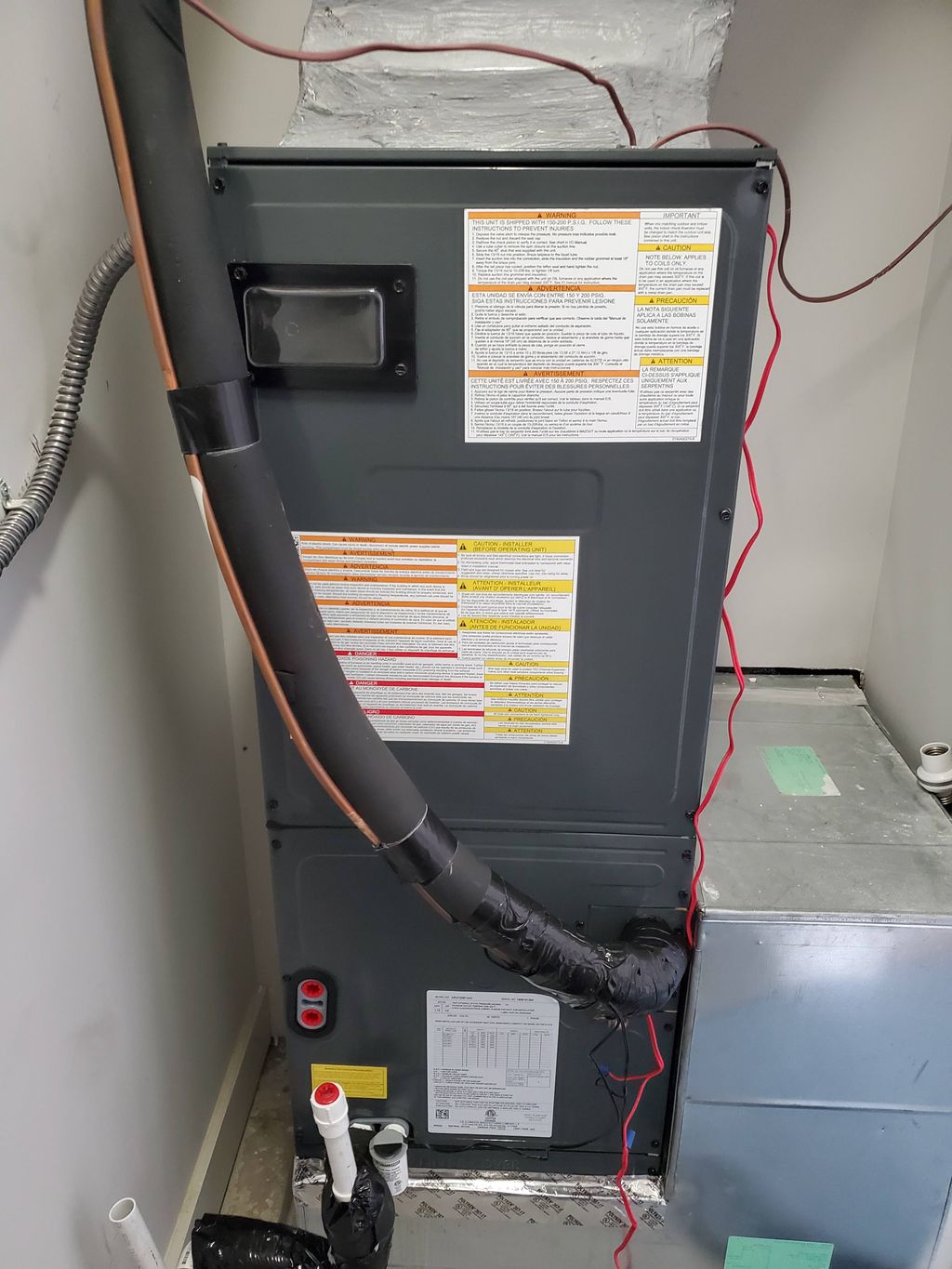 Air handler replacement. 