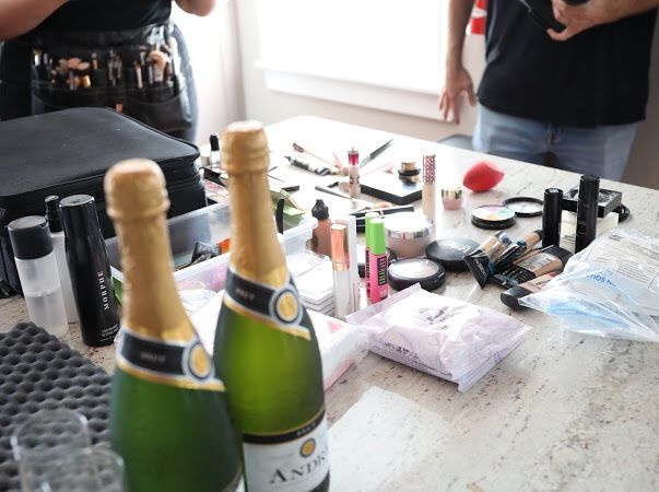 Complimentary mimosas for the bridal party!