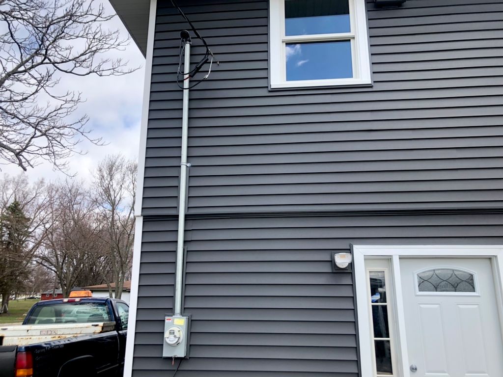 Meter Socket Replacement on Siding