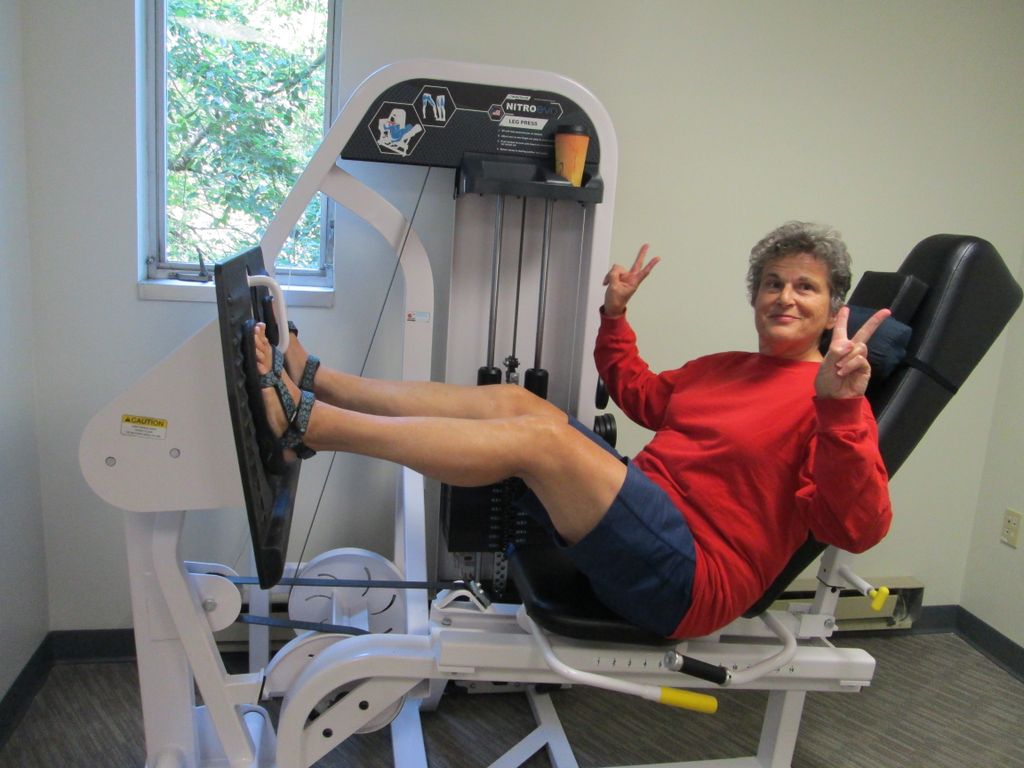 Judith Macaluso gets ready to boost her metabolism