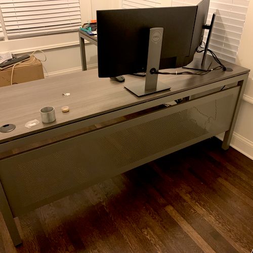 Nas assembled a desk for me and did a great job!  