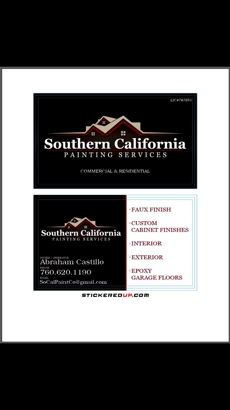 Southern California pro painting