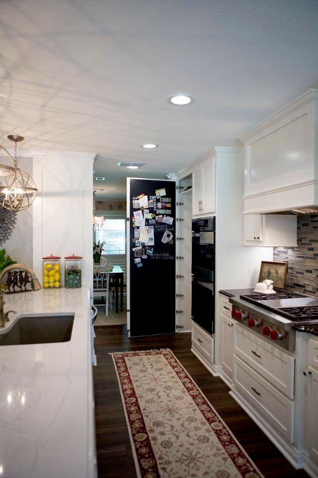 a hidden entry to the butlers pantry. The door is 