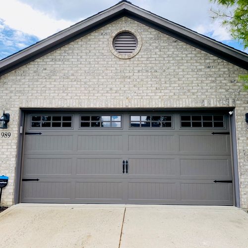 Service was excellent. Had a new garage door and o