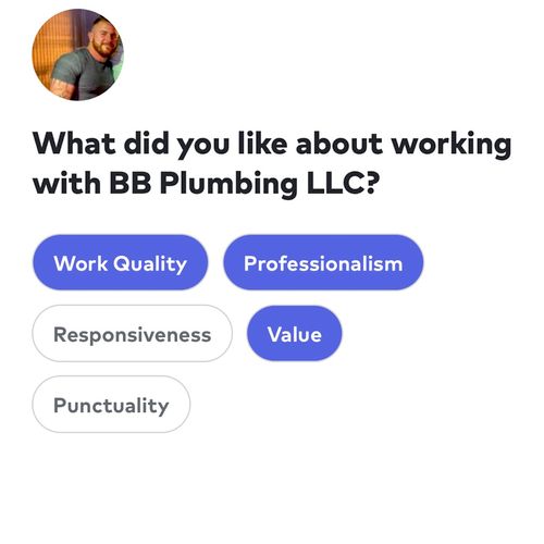 BB Plumbing did an excellent job, I would highly r