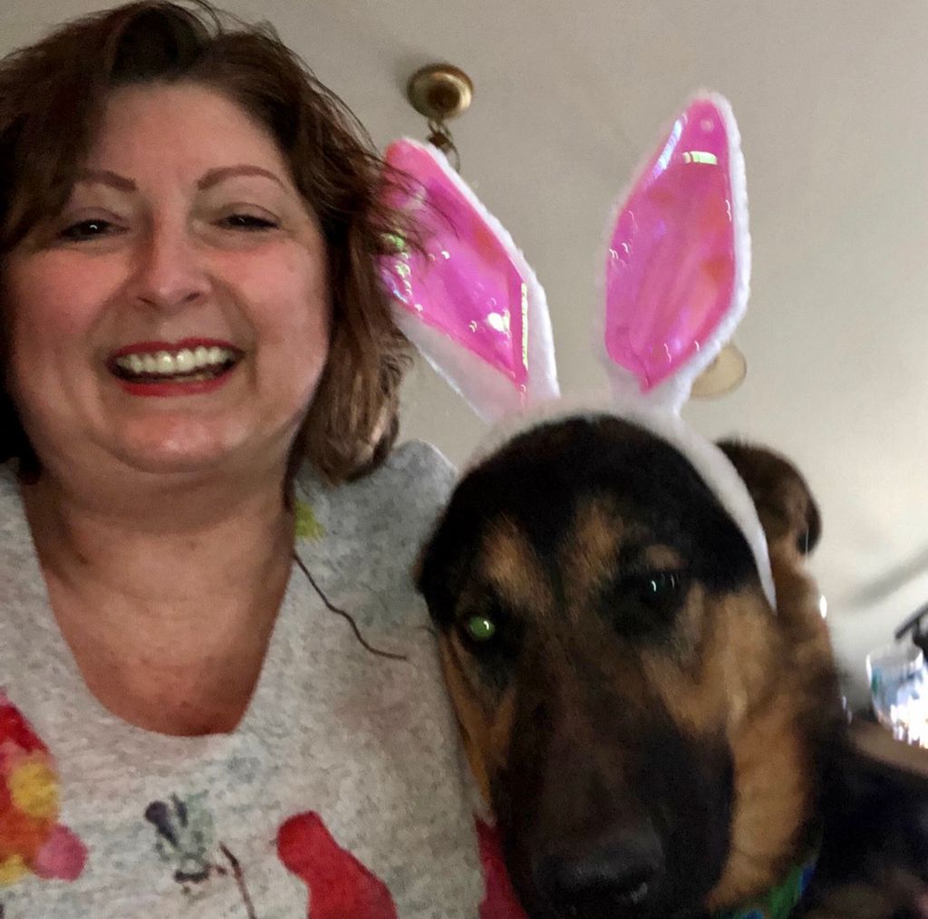 Easter with bunny ears