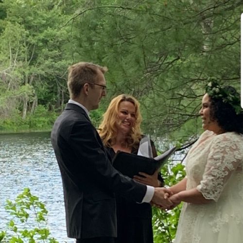 My fiance and I are so happy we had Christa marry 