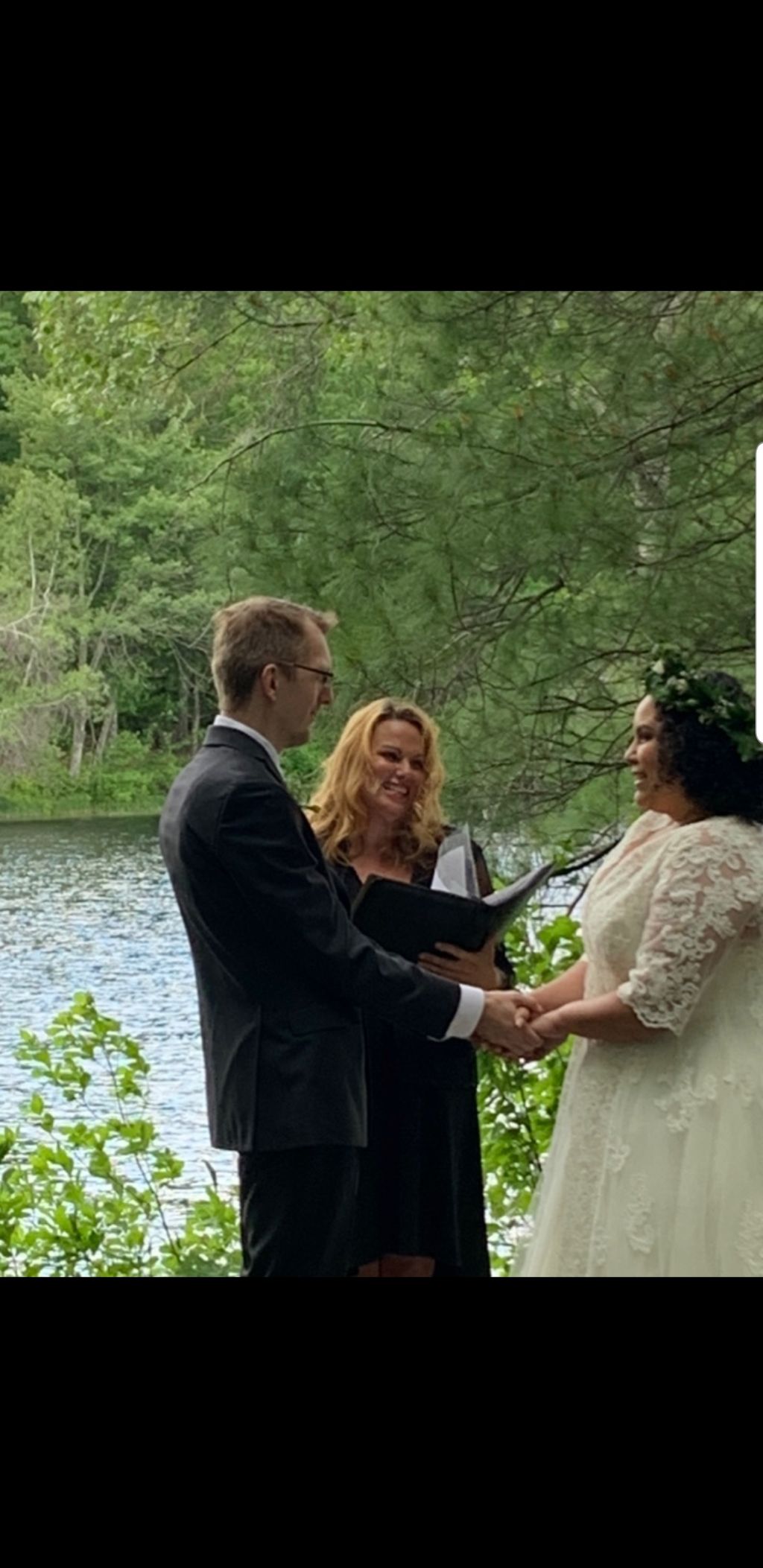 My fiance and I are so happy we had Christa marry 