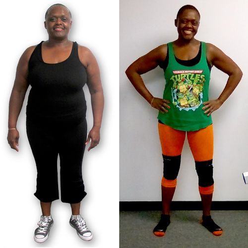 Pamela Coleman lost over 30 lbs and gained definit
