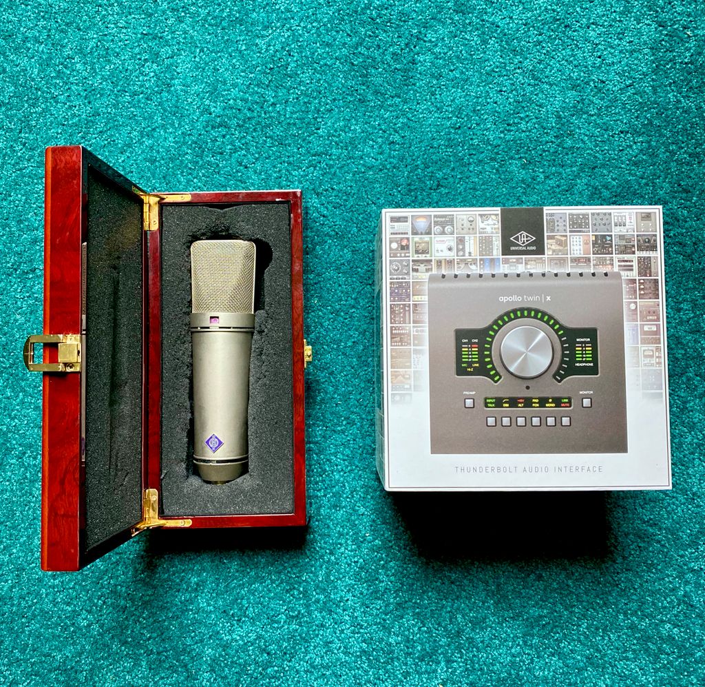 Nuemann u87 and Apollo Twin X