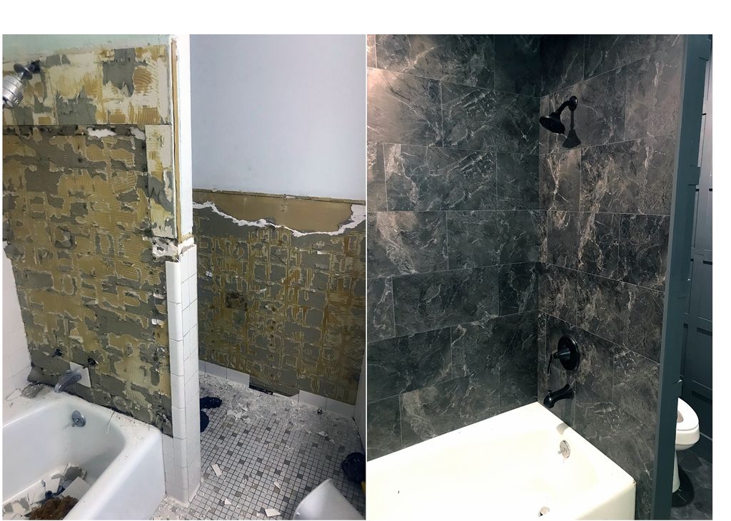 Bathroom Before and After