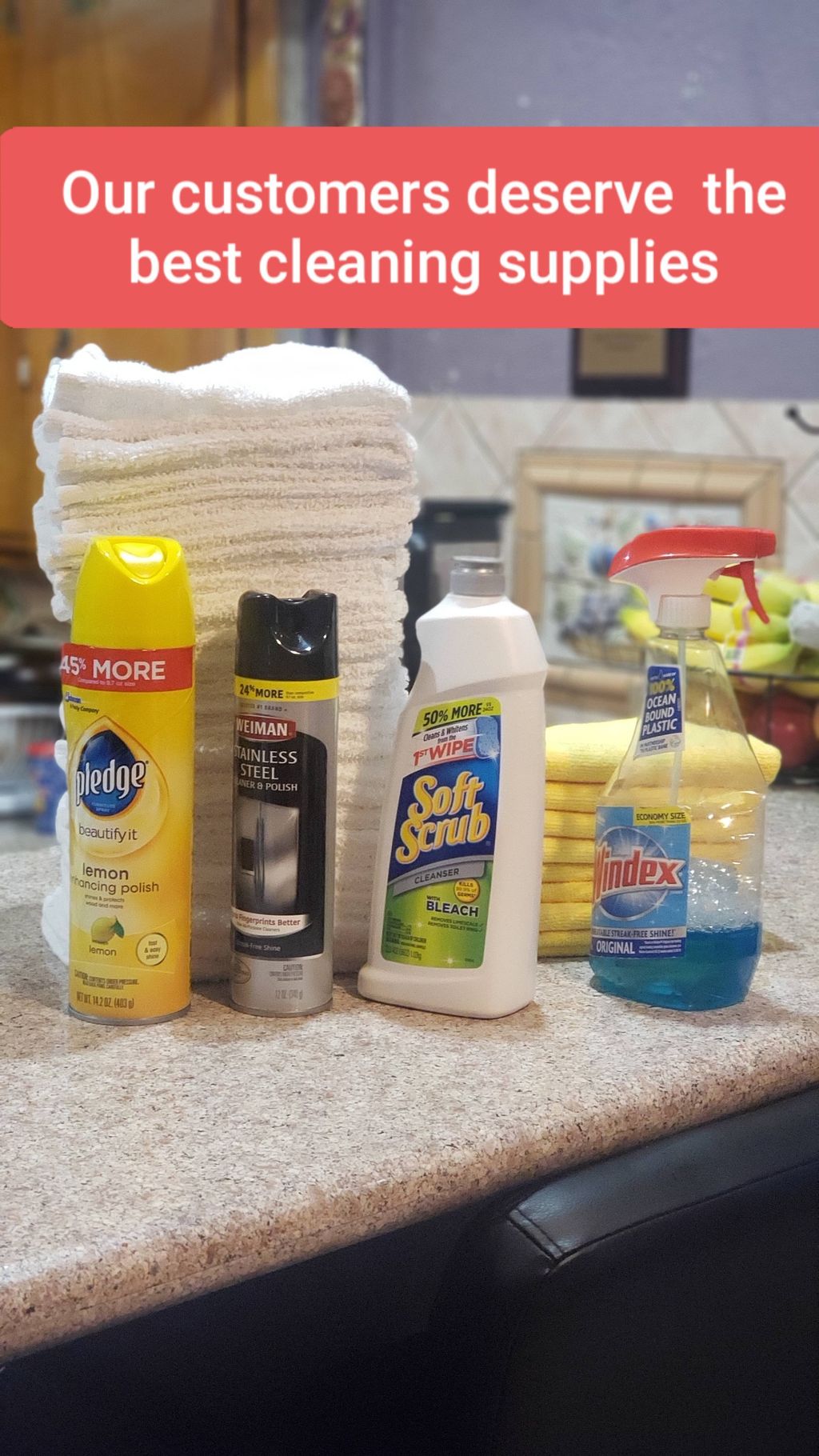 Our company  provides  the best products and clean