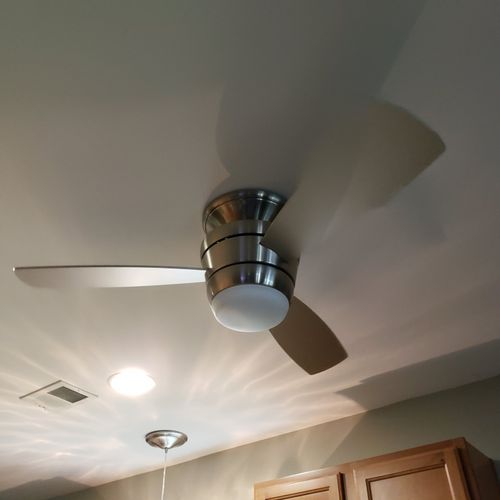 Mike added a fan to my kitchen and 3 way smart plu