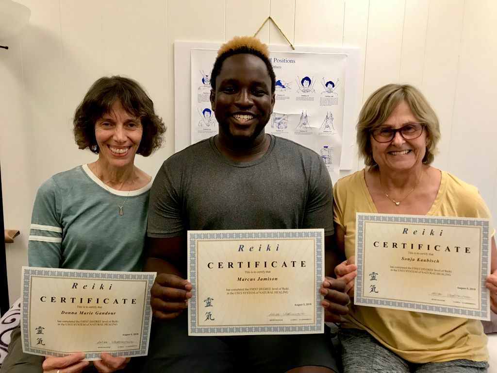 Reiki 1 students