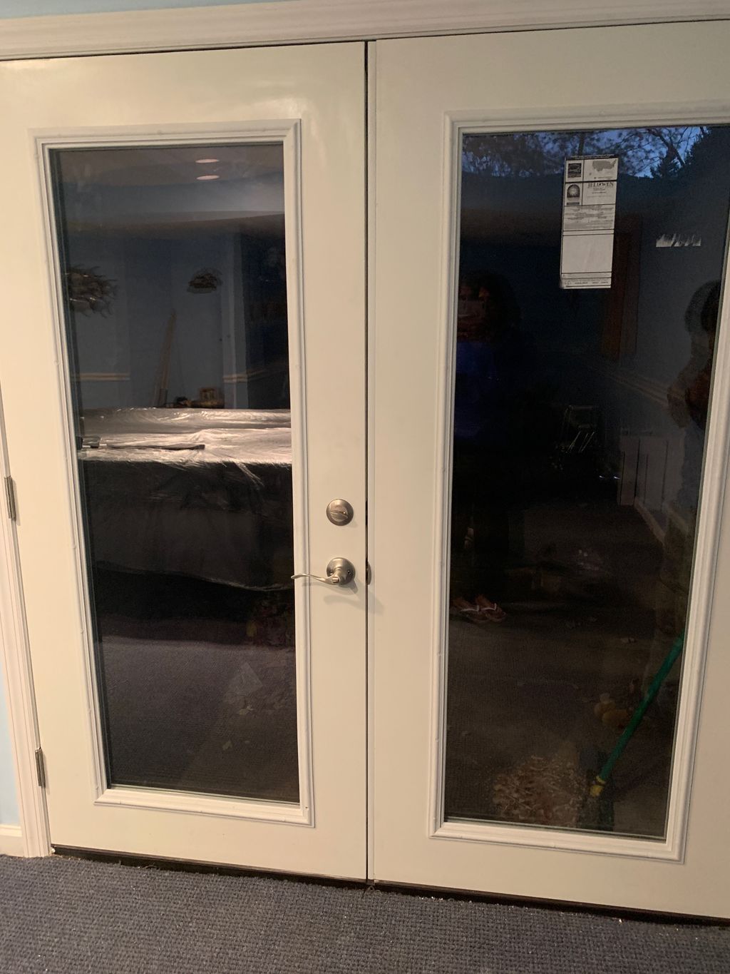 After - installing basement door 