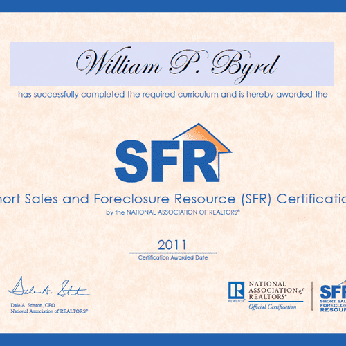 SFR Certified