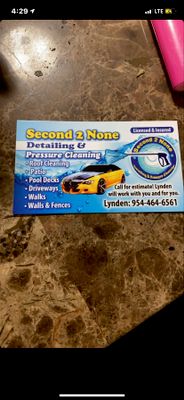Avatar for Second2None Auto Detailing & Pressure Cleaning