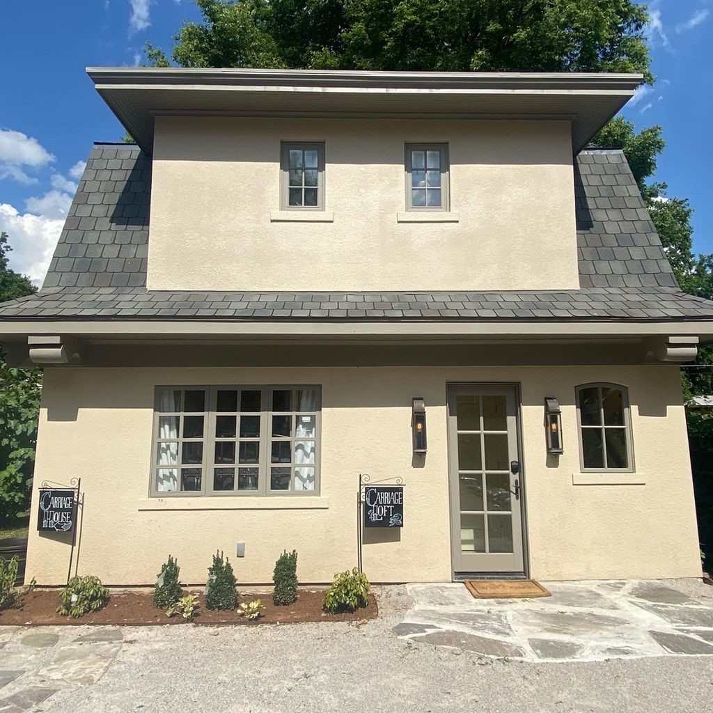 Exterior front of the Carriage House remodel - AFT