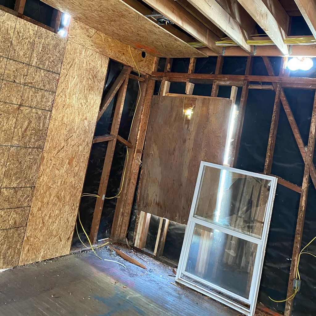 All electrical wiring done by code