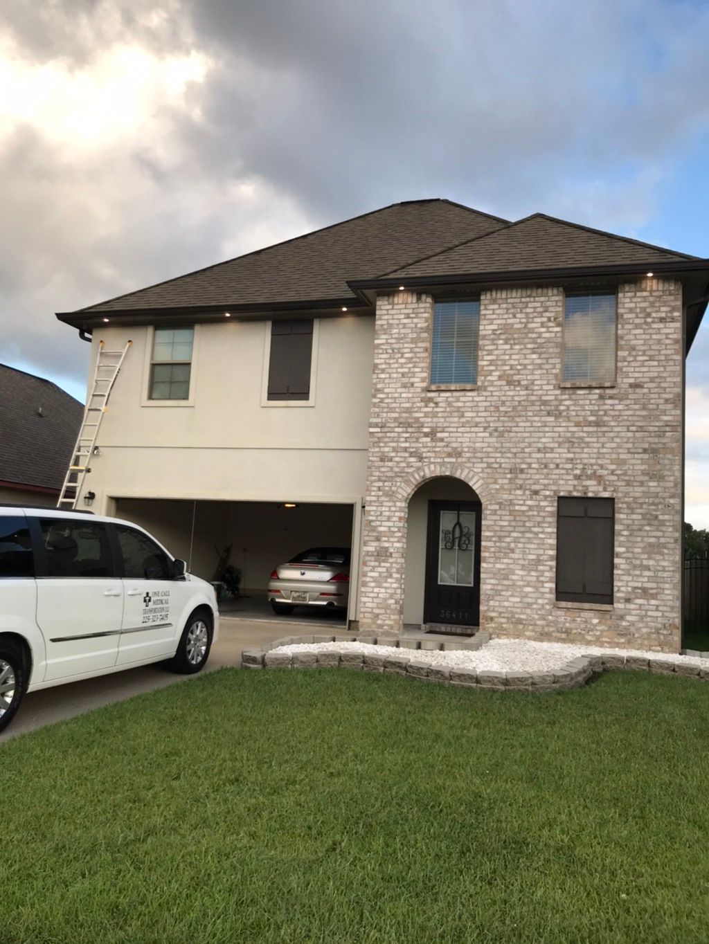 Home after installing recess can lighting. 