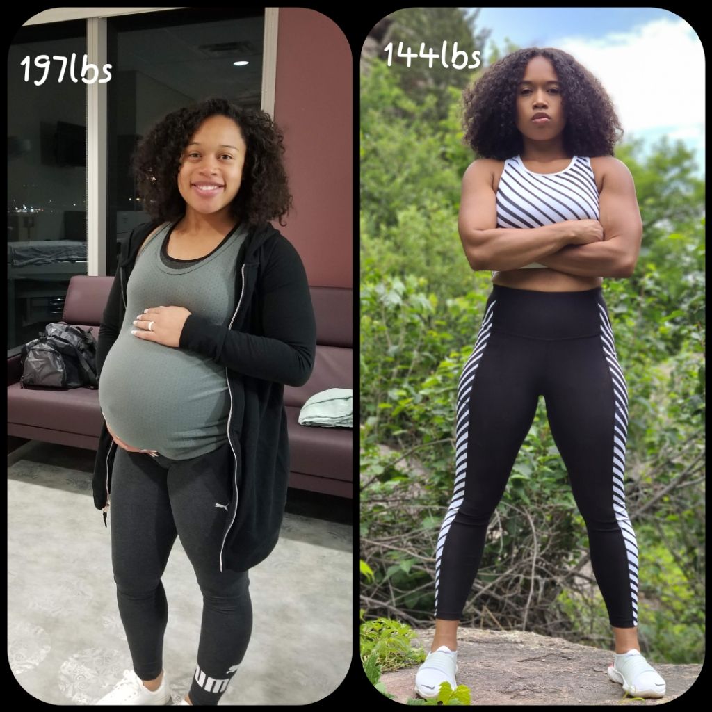 9 months pregnant vs 6 months postpartum 