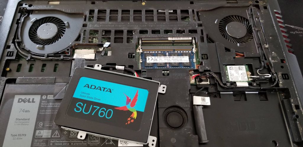 1 Terabyte SSD Upgrade after a failed HDD