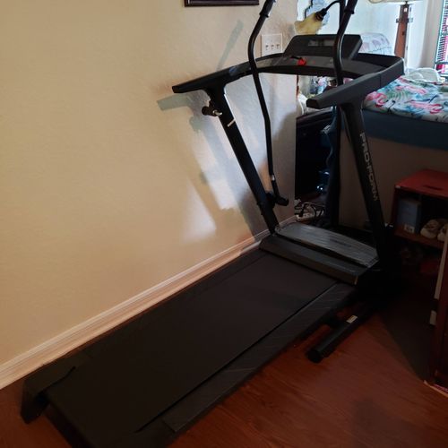 Doyle Bell put my treadmill together.  Very polite