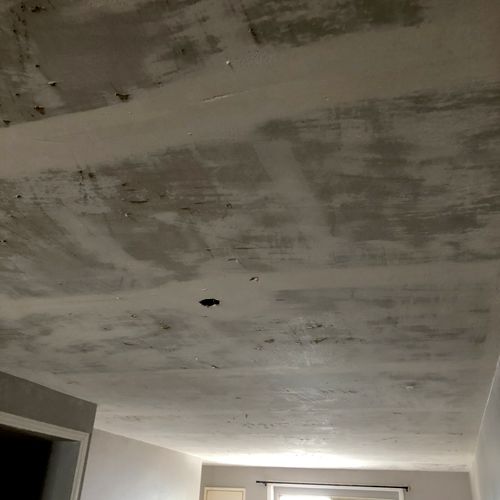 Popcorn ceiling removal 