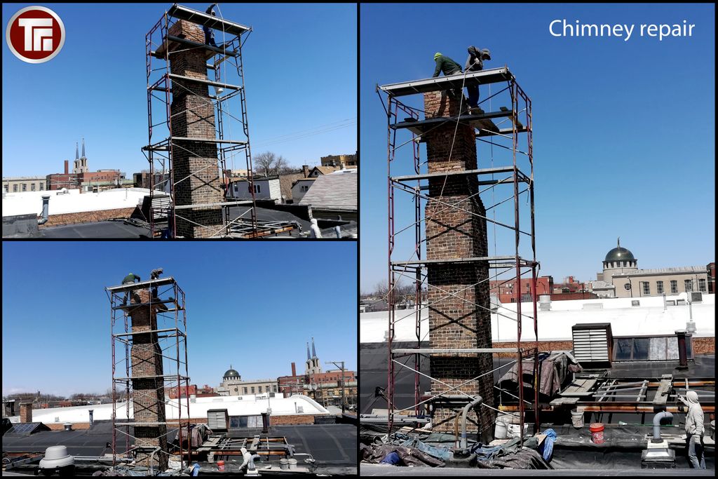 Chimney rebuild, chimney repair