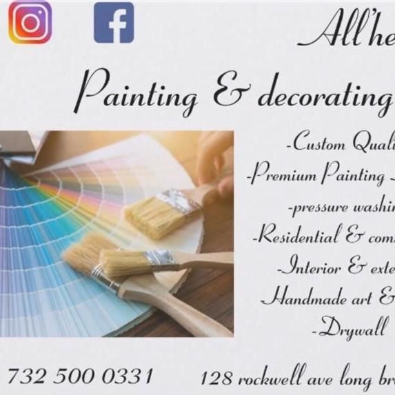 ALL’HEARTS PAINTING AND DECORATING LLC.