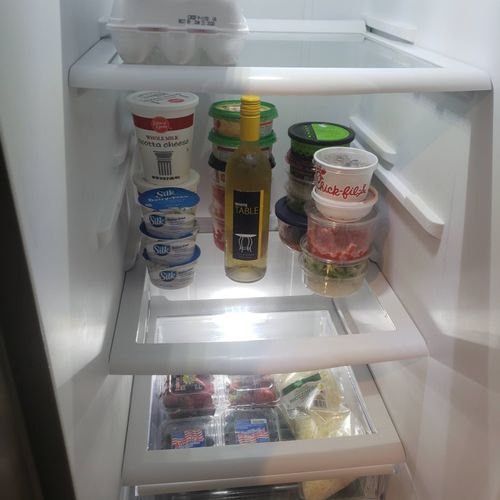 fridge cleaning (after) 