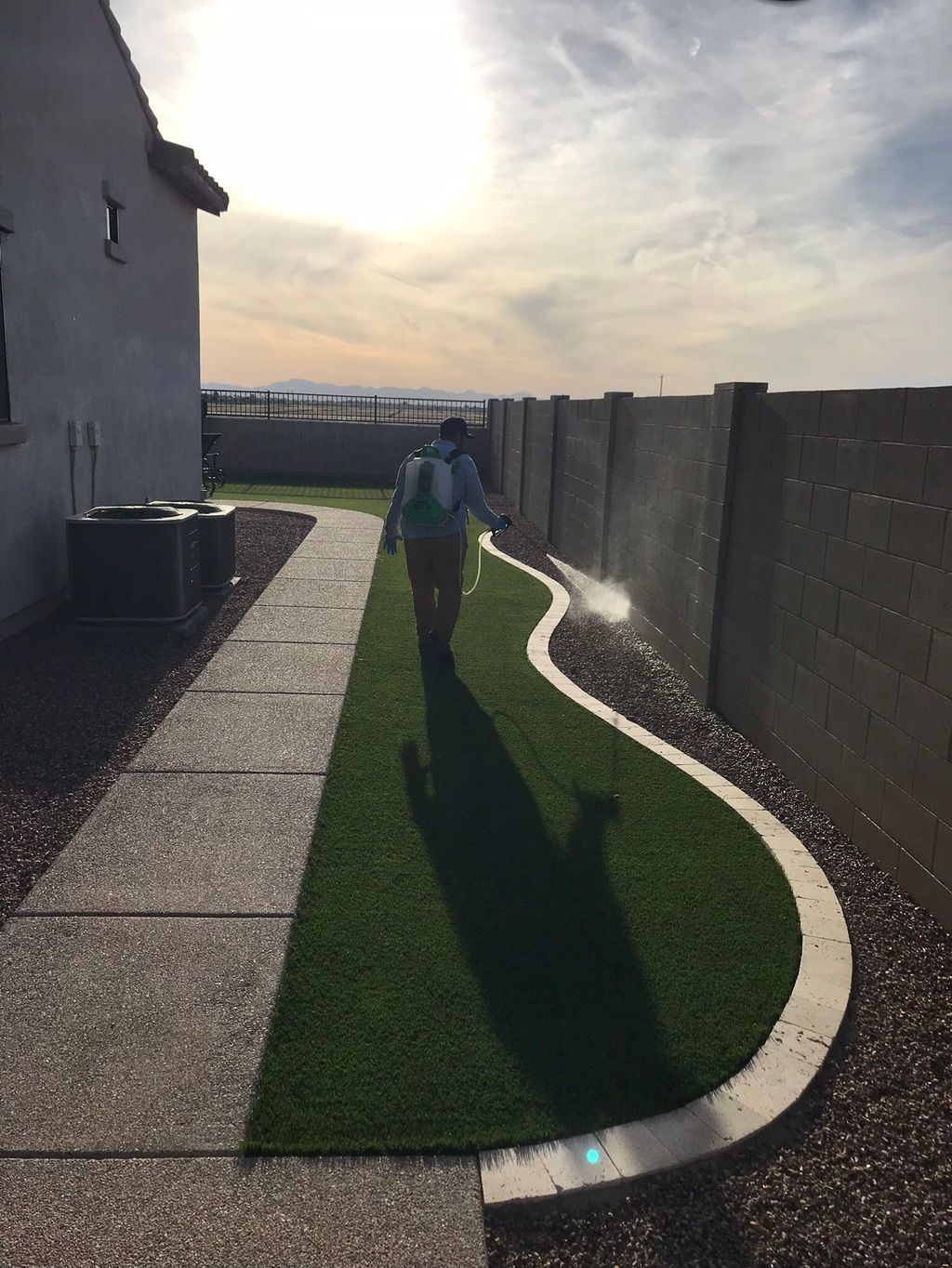 Treating fence as part of residential pest treatme