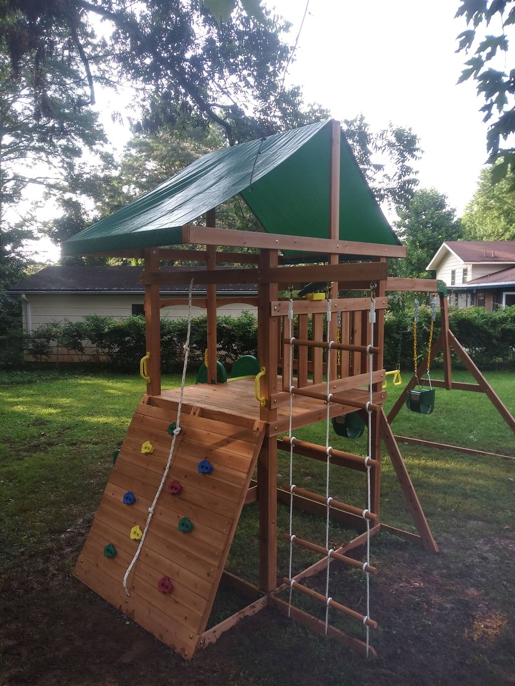 play set build, July 2020