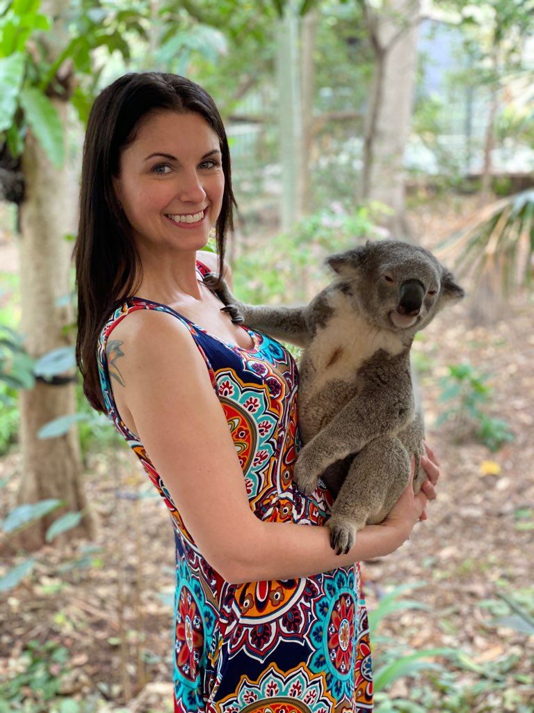 Another pic of my client enjoying the zoo in Sydne