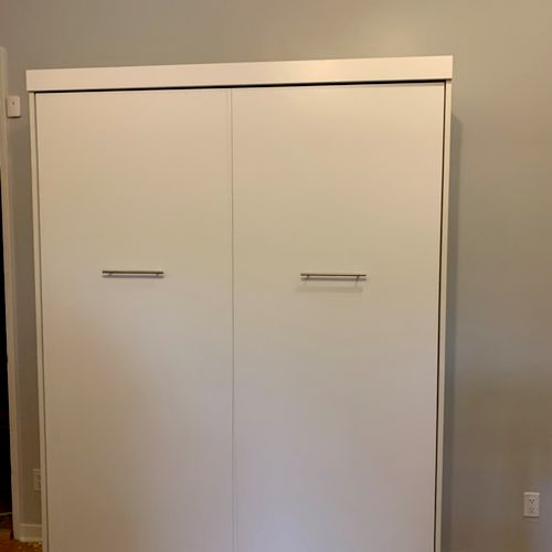 Another perfectly assembled Murphy bed