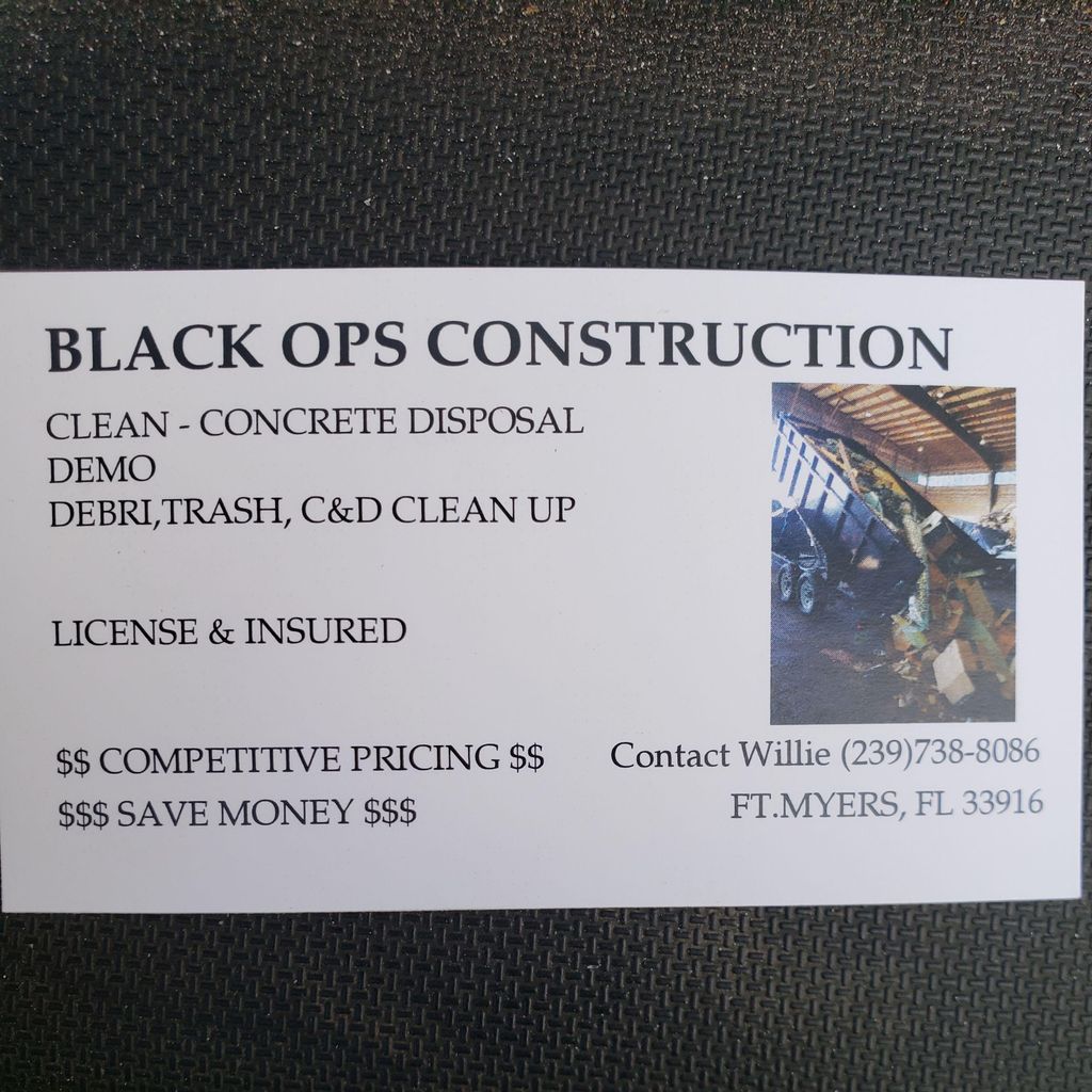 BLACK OPS CONSTRUCTION L.L.C