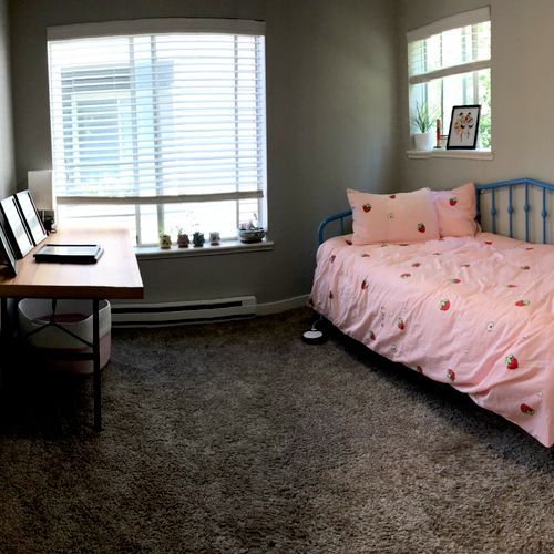 After: an adorable guest bedroom