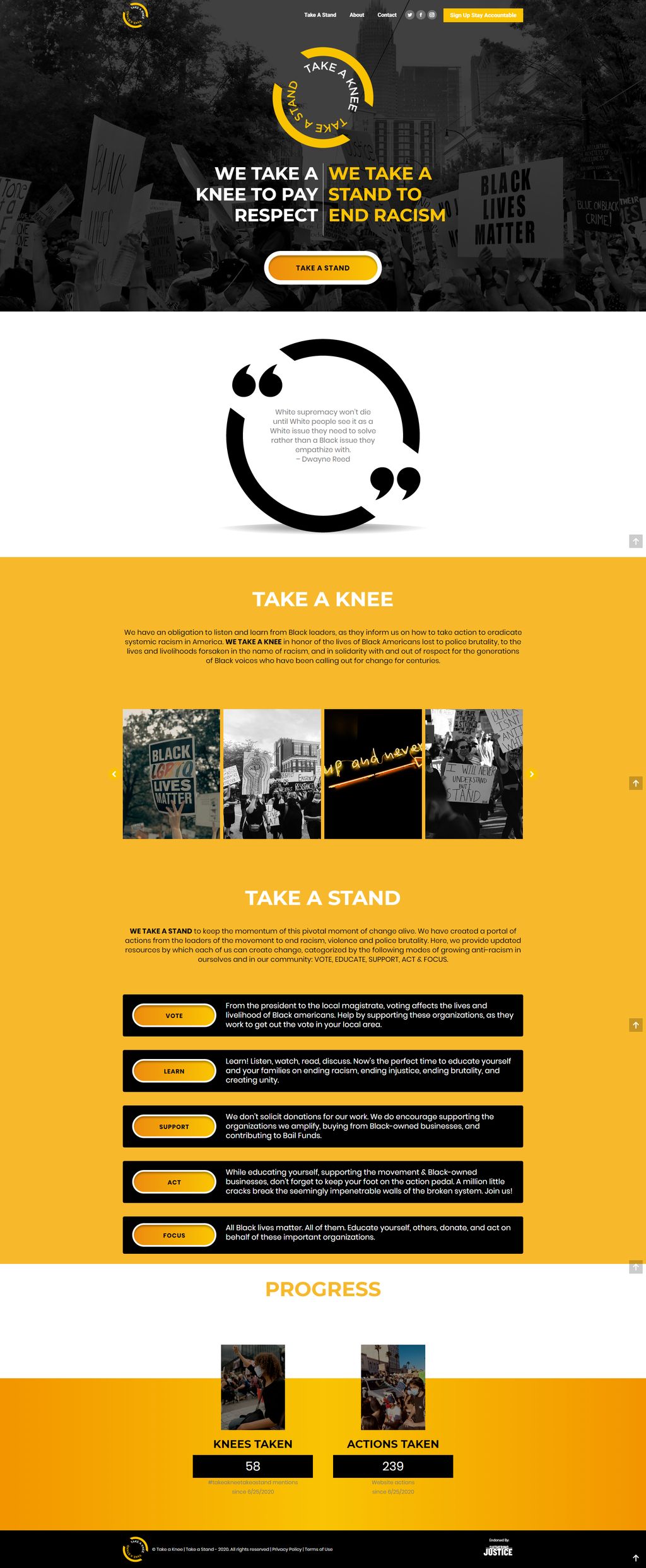 Take a Knee | Take a Stand