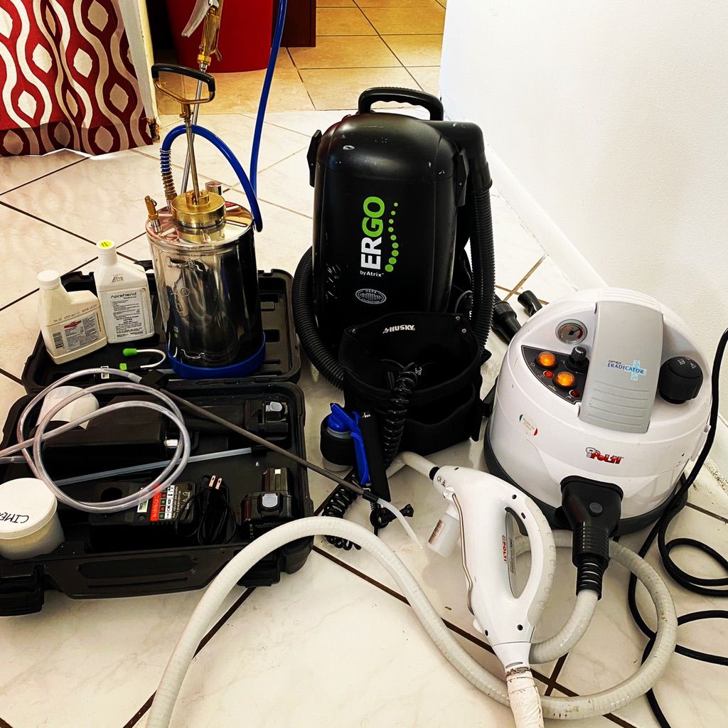 With this equipment bed bugs have no chance!