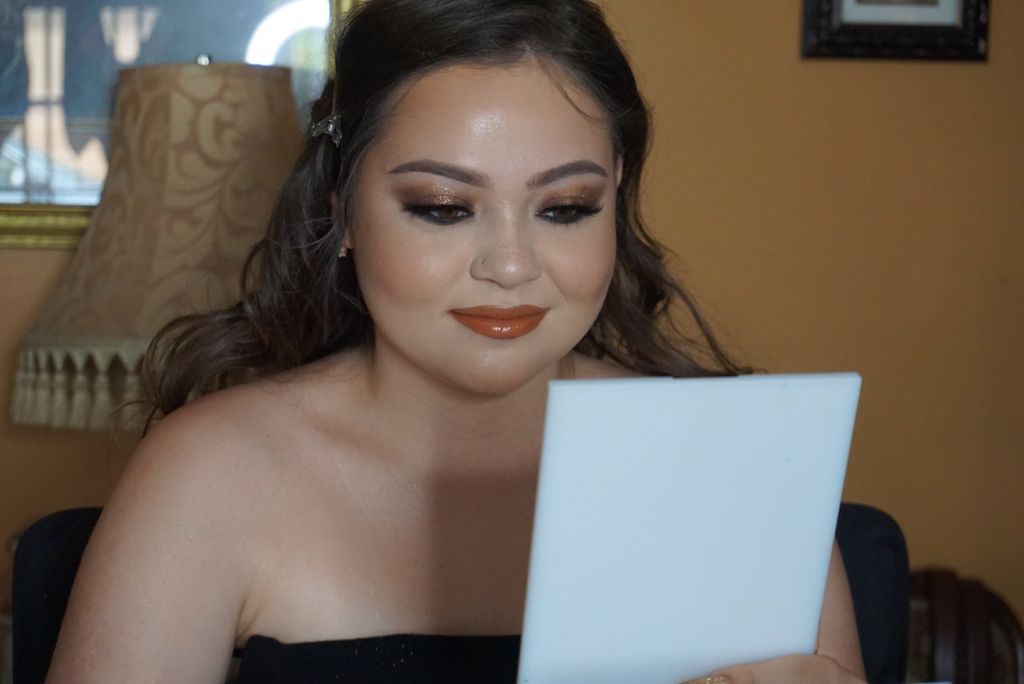 She did my prom makeup just how I wanted and liked