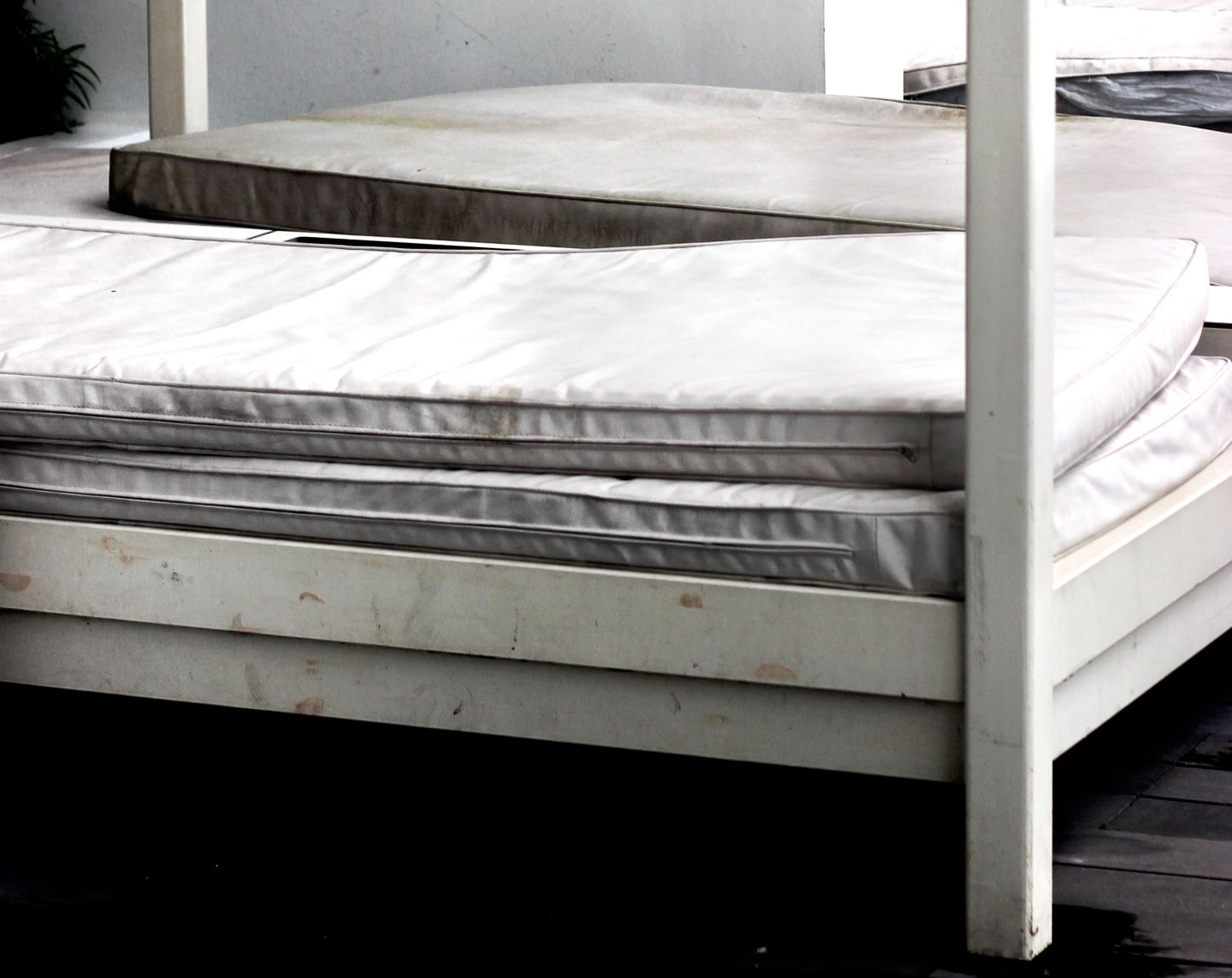bed frame and mattress
