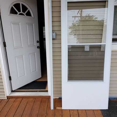I needed a storm door that I bought at Home Depot 