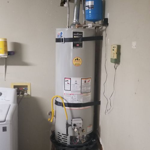 Our water heater replacement went really smoothly.