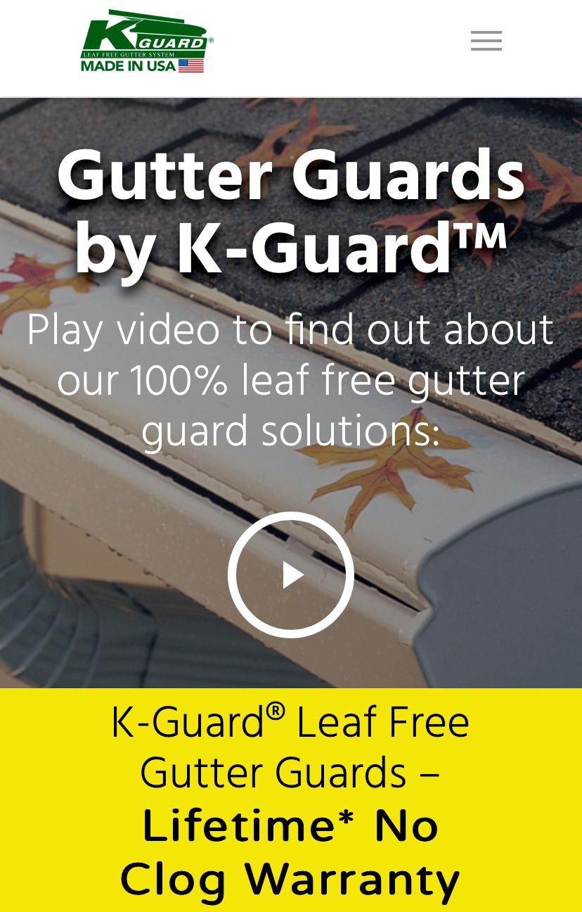 K-Guard Gutters
