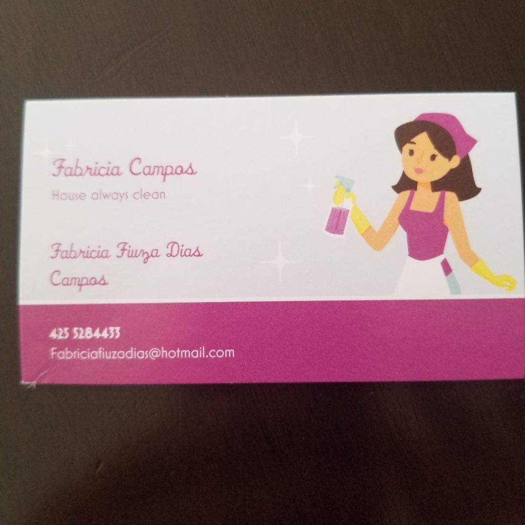 Fabricia house cleaning services