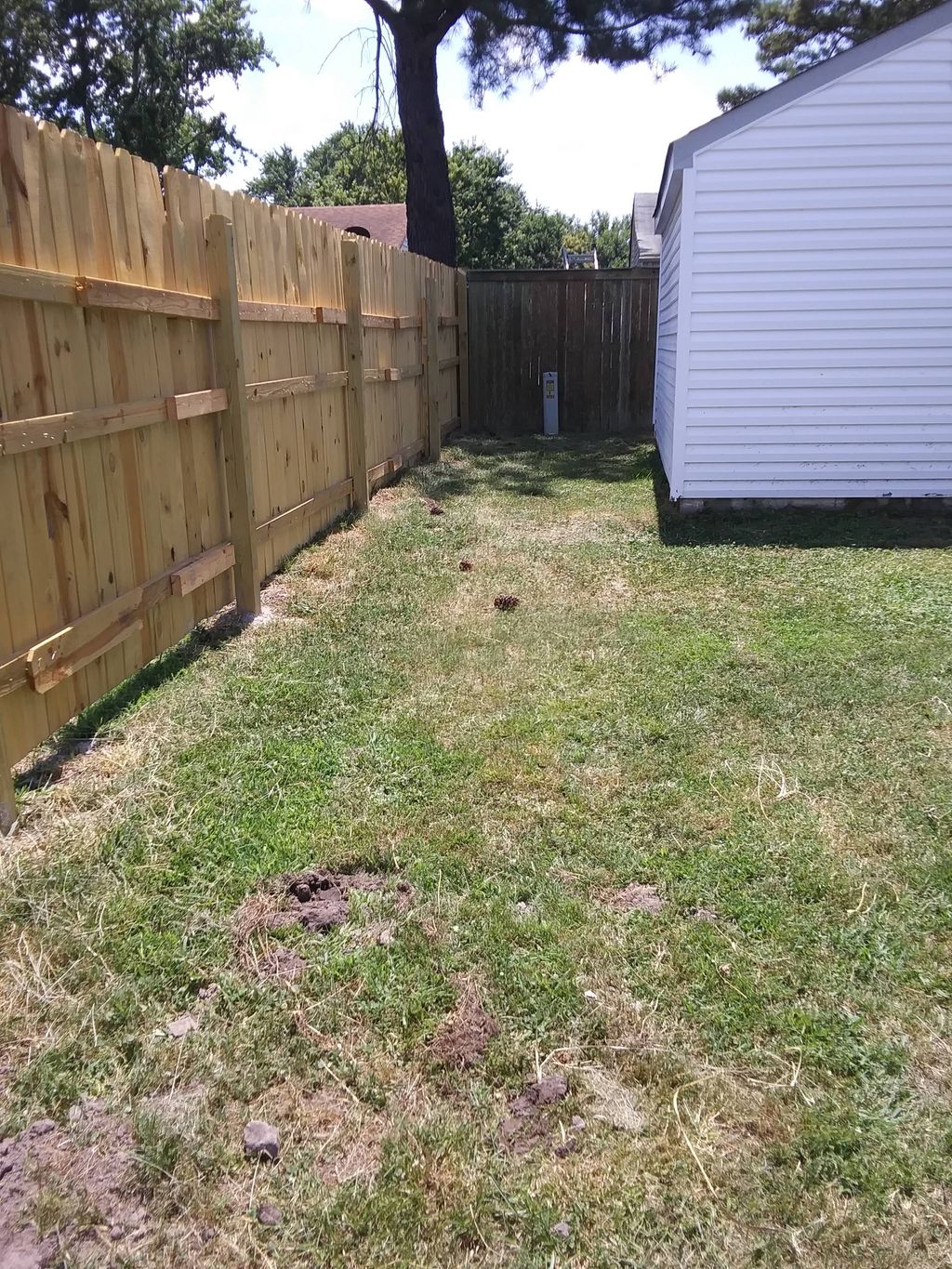 After: construction debris removal